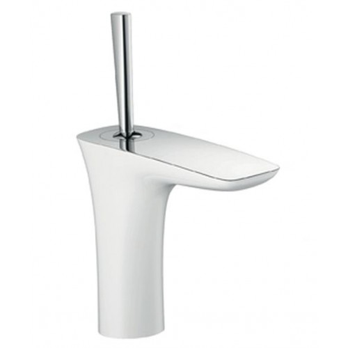 Hansgrohe PuraVida, bateria umywalkowa biała, chrom, 15070400