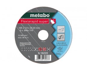 Metabo Flexiarapid Super Tarcza tnąca 180x1,6x22,23 inox, TF 41 616226000