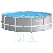 INTEX Prism Frame Pools Basen 366 x 99 cm z filtracją kartuszową 26716GN