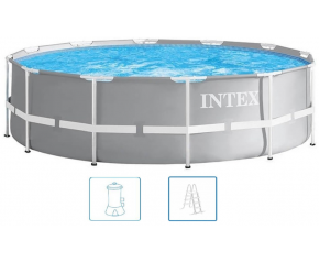 INTEX Prism Frame Pools Basen 366 x 99 cm z filtracją kartuszową 26716GN