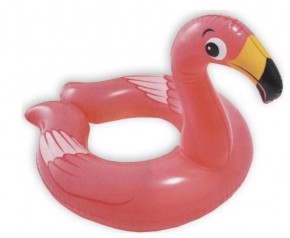 INTEX Koło do pływania w kształcie flamingo 59220NP