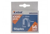 EXTOL PREMIUM zszywki w kształcie literu U 14mm 7.55x0.52x1.2mm opakowanie 1000szt 8852305