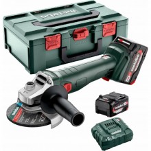 Metabo W 18 L 9-125 Q Akumulatorowa szlifierka kątowa (18 V 2x5,2 Ah)MetaBox165L 602249650