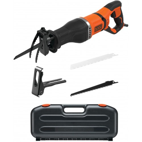 Black & Decker BES301K Piła szablasta 750W z regulacją prędkości, walizka