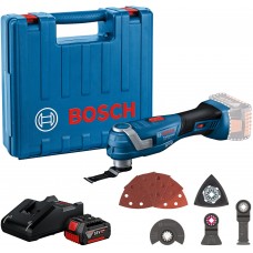 BOSCH GOP 185-LI Narzędzie wielofunkcyjne 1x18V 4.0Ah, GAL18V-20, walizka 06018G2021