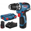 BOSCH GSR 12V-35 FC Wiertarko-wkrętarka akumulatorowa 1x GFA, 2x 3,0 Ah, L-Boxx 06019H3001