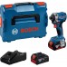 BOSCH GDR 18V-215 PROFESSIONAL Klucz udarowy, 2x GBA 4.0Ah, L-BOXX 06019N2002