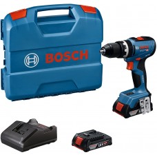 BOSCH GSB 18V-65 PROFESSIONAL Wiertarka udarowa, 2x 2.0Ah, L-Case 06019N3100