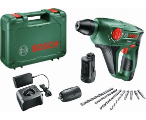 BOSCH Uneo 12 Li Akumulatorowy młot udarowo-obrotowy (2 akumulatory) 060398400E