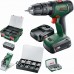 BOSCH UniversalImpact 18V + SystemBox Wiertarko-wkrętarka, 2x 1.5Ah 06039D4107