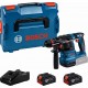 BOSCH GBH 18V-22 X PROFESSIONAL Młot udarowo ONECHUCK, L-BOXX, 2×GBA 4.0Ah 0611924101