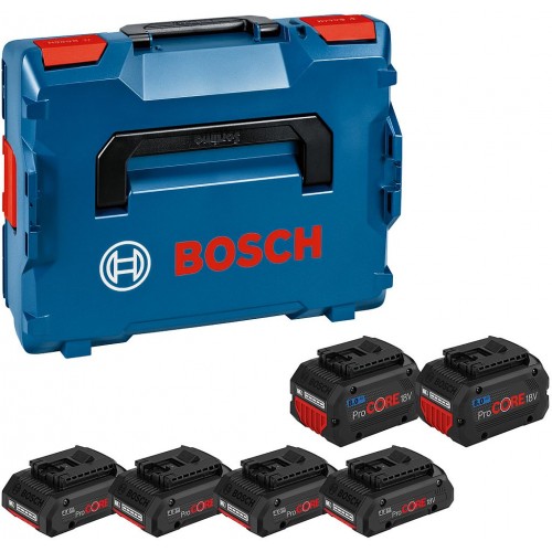 BOSCH 4 akumulatory ProCORE18V 4.0Ah + 2 akumulatory ProCORE18V 8.0Ah 1600A02