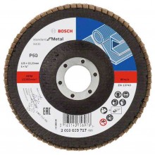 BOSCH Listkowa tarcza szlifierska X431, Standard for Metal,125 mm, 22,23 mm, 60 2608603717