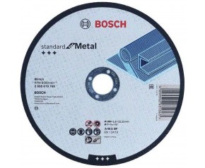 BOSCH Standard for Metal Straight Cutting Disc 180 mm, 22.23 mm 2608619769