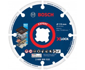 BOSCH Tarcza tnąca EXPERT Diamond Metal Wheel X-LOCK 115 x 22,23 mm 2608900532