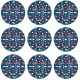 BOSCH EXPERT O780 Foil Sanding Disc Set, 150 mm, G80 (3x); G120 (3x); G180 (3x), 9 pcs