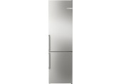 Bosch Serie 4 Chłodziarko-zamrażarka wolnostojąca 203 x 60 cm Stal KGN39VIBT