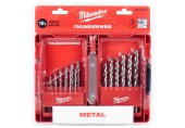 Milwaukee ThunderWeb Wiertła do metalu HSS-G (19 szt) 4932352374