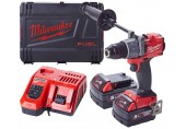 Milwaukee M18 ONEPD2-502X Wiertarko-wkrętarka udarowa 2x5.0 Ah, HD Walizka 4933464527