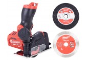 Milwaukee M12 FCOT-0 Szlifierka kątowa (12V/bez aku/76x10mm) 4933464618