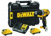 DeWALT DCD701D2 Aku wkrętarka (57,5Nm/12V/2x2,0Ah)Tstak