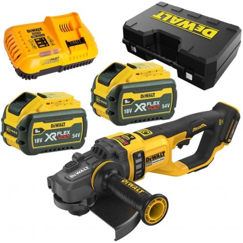 DeWALT DCG460X2 Szlifierka kątowa akumulatorowa XR FlexVolt (230mm/54V/2x9,0Ah) walizka