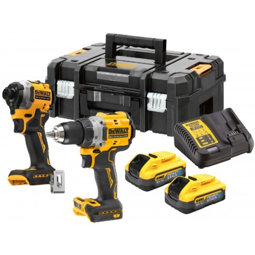 DeWALT DCK2051H2T Zestaw Combo (DCD800+DCF850+18V/2x5,0Ah PowerStack) Tstak