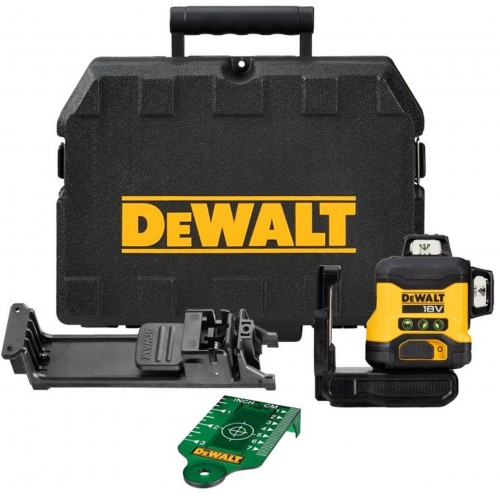 DeWALT DCLE34031N Laser zielony 3x 360 XR (18V/bez aku) Walizka