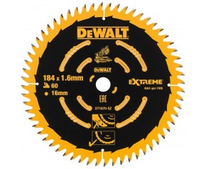 DeWALT DT1670 Tarcza pilarska 184 x 16 mm 60T