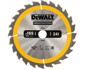 DeWALT DT1934 Tarcza tnąca 165 x 20 mm, 24 zębów