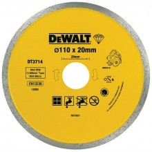 DeWALT DT3714 Tarcza diamentowa 110x20mm ciągła do DWC410