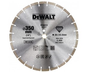 DeWALT DT40213 Tarcza diamentowa segmentowa 350 x 25,4 mm