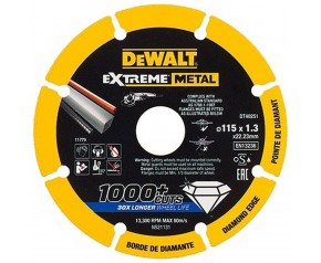 DeWALT DT40251 Tarcza diamantowa do metalu Extreme 115 x 22.2 mm