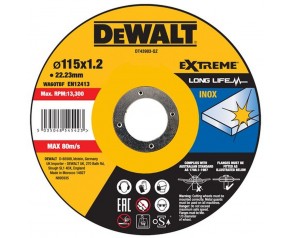 DeWALT DT43903 Tarcza 115x1.2mm Thin Cut do cięcia stali nierdzewnej