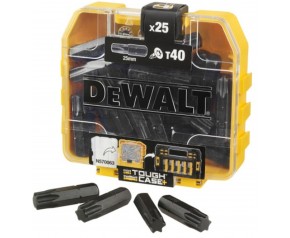 DeWALT DT70559T zestaw 25 szt. końcówek udarowych TX40/25mm, IMPACT Torison, 1/4"