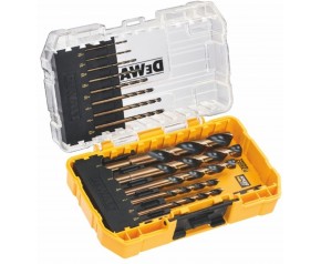 DeWALT DT70727 zestaw 14 szt. wierteł do metalu, HSS-G BLACK & GOLD, SMALL TOUGH CASE+