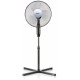 DOMO Ventilateur sur pied 40cm, 40W, Noir, DO8140