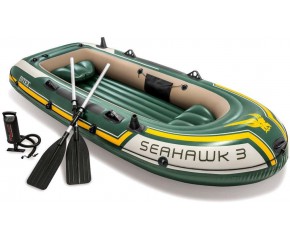INTEX Seahawk 3 Set Nadmuchiwany ponton 295 x 137 x 43 cm 68380NP