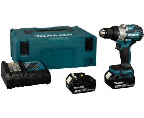 Makita DHP489RTJ Wiertarko-wkrętarka udarowa Li-ion LXT (18V/2x5,0Ah) Makpac