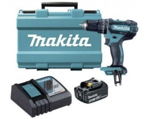 Makita DHP482RF Wkrętarka udarowa akumulatorowa (62Nm/18V/1x3,0Ah) walizka