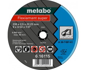 Metabo Flexiamant super Tarcza 125x2,0x22,23 Stal 616107000