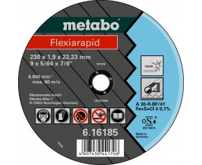 Metabo Flexiarapid Tarcza 125 x 1,6 x 22,23 INOX, TF 41 616182000