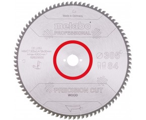 Metabo Precision Cut HW/CT 305x30, 84 Wz 5° neg 628229000