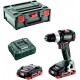 Metabo BS 18 LT BL Wiertarko-wkrętarka akumulatorowa (18V/2x4Ah) LIHD, MetaBOX, 602325800