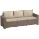ALLIBERT CALIFORNIA Sofa 199 x 68 x 72 cm, cappuccino/piaskowy 17196779