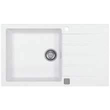 OUTLET ALVEUS CADIT 40 Zlewozmywak granitowy, 860 x 500 mm, biały 1132027