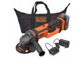 Black & Decker BCG720M1 Szlifierka kątowa akumulatorowa 125mm (18V/1x4,0Ah) Torba