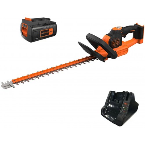 Black & Decker Akumulatorowe nożyce do żywopłotu 55cm, (36V/1x2,5Ah) BCHTS3625L1