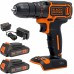 Black & Decker BDCDC18B Wiertarko wkrętarka Li-Ion (2x1,5Ah/18V) 10,3/30Nm