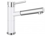 BLANCO Alta-S Compact Silgranit®Look Bateria kuchenna biała/chrom 515327